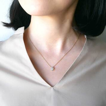 ダイヤモンド ガーランド ネックレス 0.43ct（AGVN610140DI