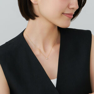 AGVN620540DI ダイヤモンド ガーランド ネックレス 0.12ct｜ネックレス