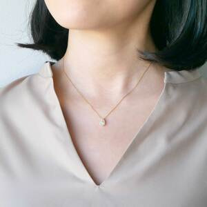 【新品】Vendome Aoyama ドロップ オブ ガーランド ネックレス ドロップ オブ ガーランド ネックレス 0.31ct（AGVN625343DI