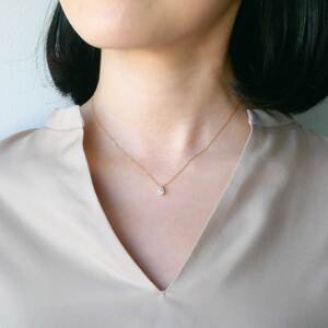 ドロップ オブ ガーランド ネックレス 0.15ct（AGVN625443DI