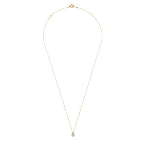 AGVN625540DI ドロップ オブ ガーランド ネックレス 0.10ct
