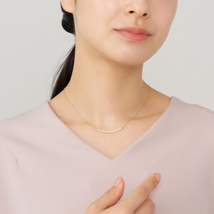 ヴァンドーム青山VENDOMEAOYAMAダイヤモンドリュールネックレスK18 ダイヤモンド リュール ネックレス | Vendome Aoyama (Women
