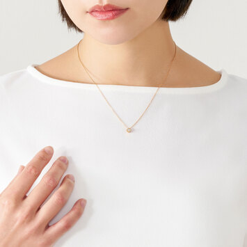 ダイヤモンド プリンセス ネックレス 0.10ct（AGVN642645DI