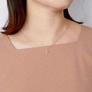 ヴァンドーム青山　プラチナ ダイヤモンド ネックレス　ペアシェイプ0.318ct ヴァンドーム青山 プラチナ ダイヤモンド ネックレス ペア