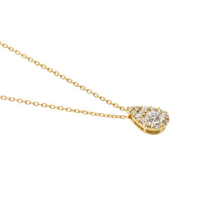 AGVN663643DI ドロップ オブ ガーランド ネックレス 0.40ct