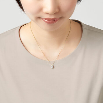 AGVN663643DI ドロップ オブ ガーランド ネックレス 0.40ct