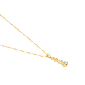 美品 VENdoMEAoyAMAダイヤモンドネックレス　18K AGAN595243DI ダイヤモンド キャトル ネックレス｜ネックレス