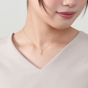 値下げ　VENDOME AOYAMA ヴァンドーム青山Lady's ネックレス APEN600343DI ダイヤモンド キャトル ネックレス｜ネックレス