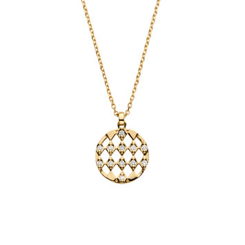 750WGダイヤモンドネックレス H040 ラボグロウンダイヤモンド/ネックレス/0.15ct(プラチナ