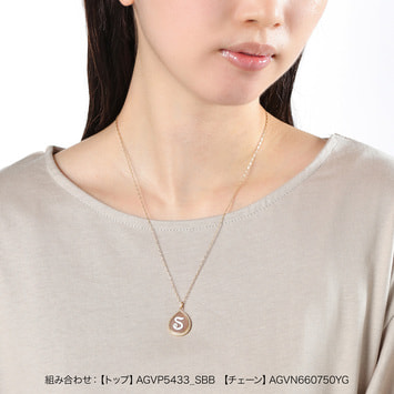 オーダー品】イニシャル カメオ チャーム Y（AGVP5433_YBB