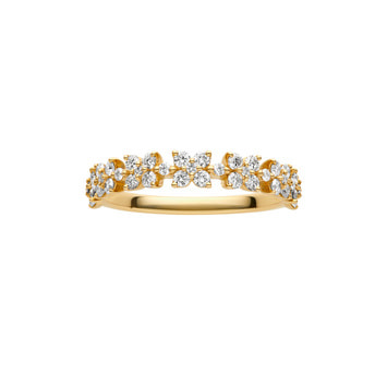 ダイヤモンド カローラ リング 0.42ct