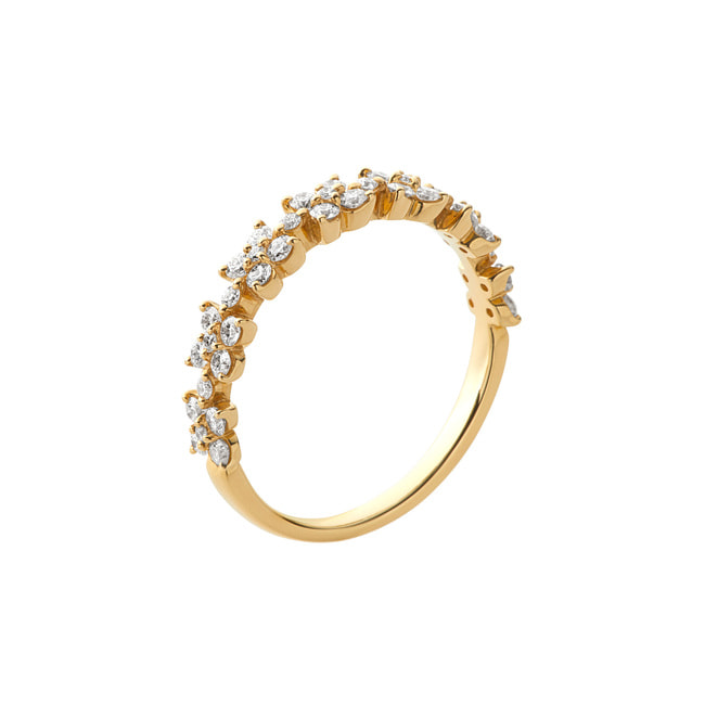 ダイヤモンド カローラ リング 0.42ct