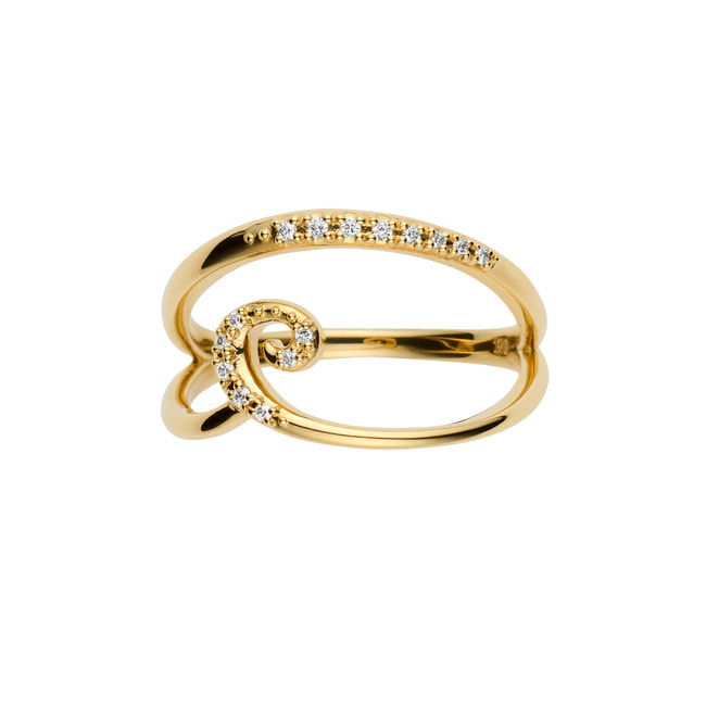 【オーダー品】ストリングス イニシャルリング C