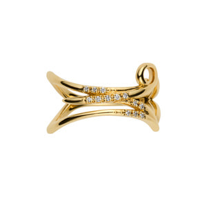 【オーダー品】ストリングス イニシャルリング M