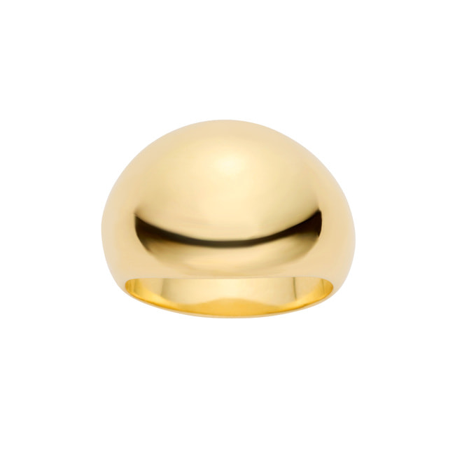 The Elevate イエローゴールド リング