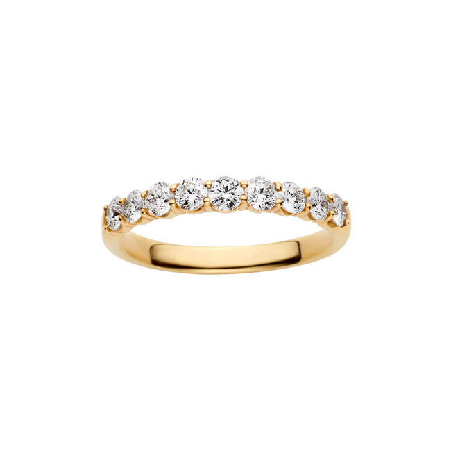 ハーフエタニティ リング 0.62ct