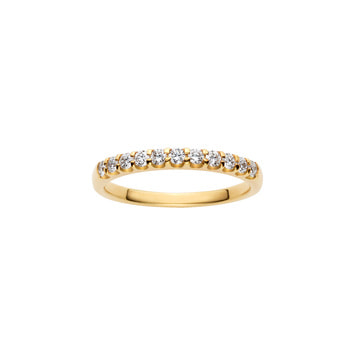 ハーフエタニティ ピンキーリング 0.18ct