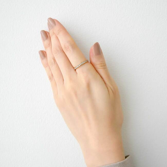 ハーフエタニティ リング 0.20ct