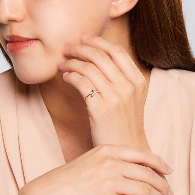 ダイヤモンド ピンキーリング