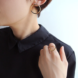 Hoop Magic ピアス（AIVA1005__YG）｜ピアス｜ヴァンドーム青山