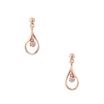ダイヤモンド ドロップ ピアス（AJBA2217__DI）｜ピアス｜ヴァン