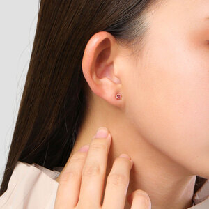 ヴァンドーム青山　ベーシック ピンクトルマリン ピアス AJAA2421__TP ピンクトルマリン ピアス｜ピアス｜クリスマスジュエリー