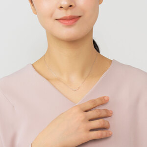 ヴァンドーム青山 リュール ネックレス ダイヤモンド k18 AGVN578945DI ダイヤモンド リュール ネックレス｜ネックレス
