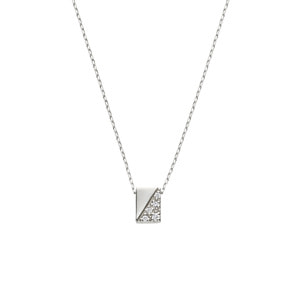ヴァンドーム青山 ダイヤ ネックレス カローラ K18PG【23326】 ヴァンドーム青山 ダイヤ ネックレス カローラ K18PG【23326
