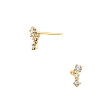 サマーセール ミニグランド バンドル ホワイトトパーズ ピアス（AJVA2378__TH）｜ピアス ダイヤモンド アクセサリー