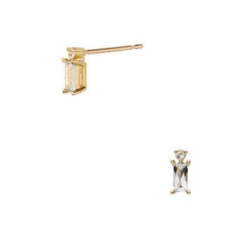 ホワイトトパーズ ピアス