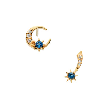 ブルートパーズ ピアス