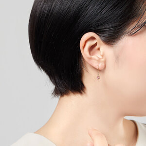 seika　Vendome Aoyama ピンクトルマリン.ダイヤピアス seika Vendome Aoyama ピンクトルマリン.ダイヤピアス ピンク