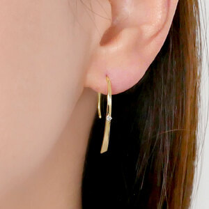 ブラウンダイヤモンド ピアス（AJVA2439__BB）｜ピアス｜ヴァン