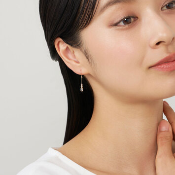 ホワイトトパーズ ピアス