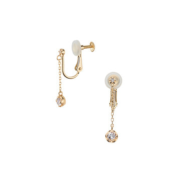 ホワイトトパーズ イヤリング