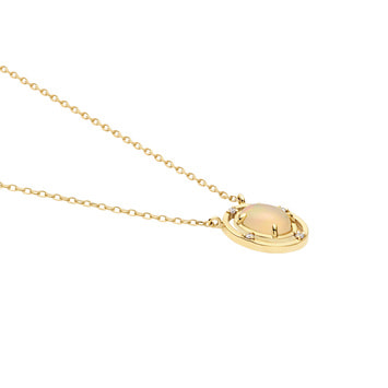 オパール10月 誕生石 ネックレス｜ヴァンドーム青山（Vendome