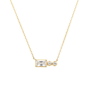 ホワイトトパーズ ネックレス