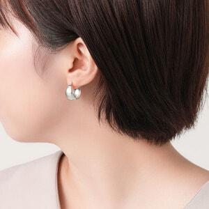 APAA2633__PT プラチナ フープ ピアス｜ピアス｜ヴァンドーム青山