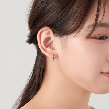 プラチナ フープ ピアス（APAA2639__PT）｜ピアス｜ヴァンドーム