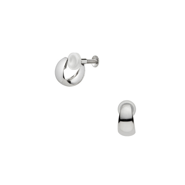 プラチナ ベーシック フープピアス（中）（ピアス（両耳用