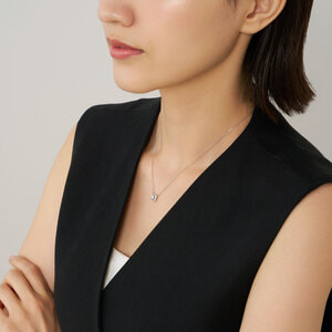 APEN600240DI ヴァンドームカット ネックレス 0.20ct｜ネックレス
