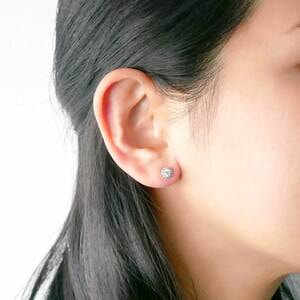 【ピアス・片耳】ダイヤモンドピアス　片耳　バンドーム青山 APVA2386__DI ダイヤモンド グレース ピアス｜ピアス｜ヴァン