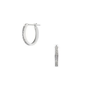 ダイヤモンド オーバルピアス（APVA2418__DI）｜ピアス｜ヴァン