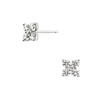 ダイヤモンド カローラ ピアス