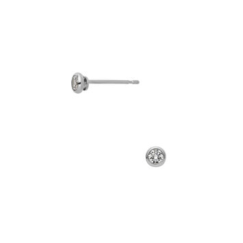 ダイヤモンド セルクル ピアス