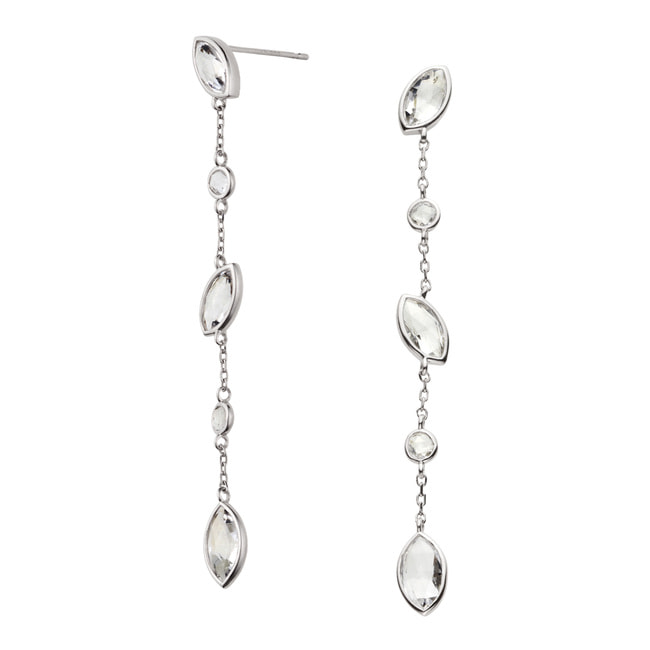 クォーツ ピアス