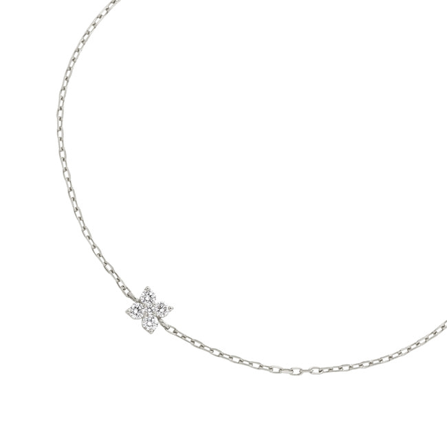 ダイヤモンド カローラ ブレスレット 0.10ct