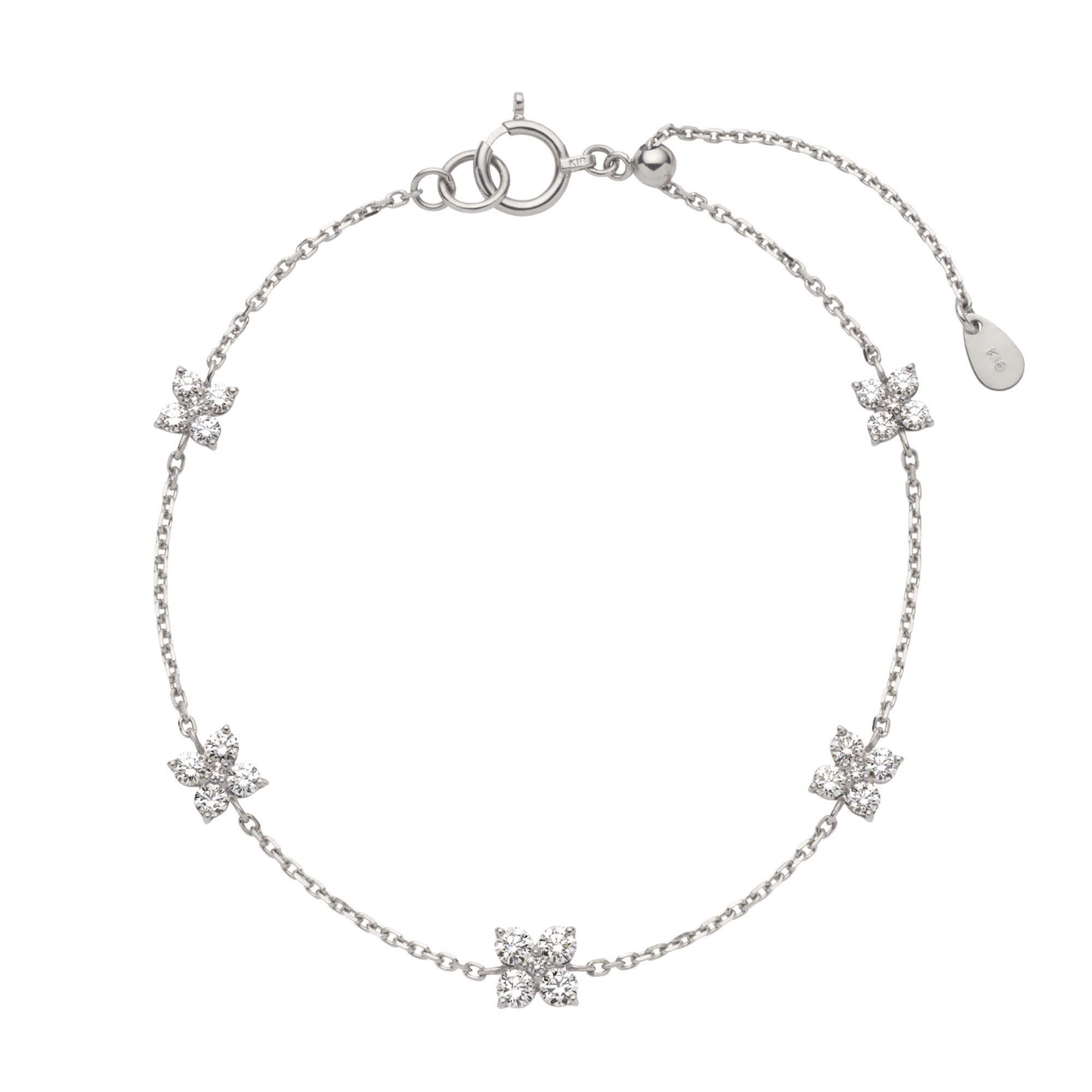 ダイヤモンド カローラ ブレスレット 0.65ct