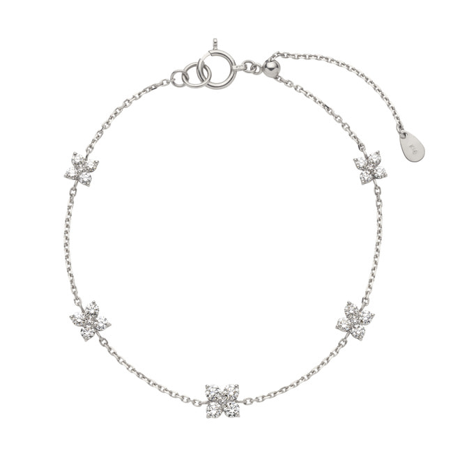 ダイヤモンド カローラ ブレスレット 0.65ct