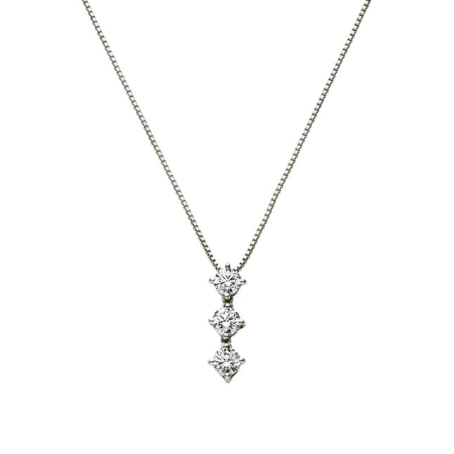 プラチナ ダイヤモンド ネックレス（APVN132445DI）｜ネックレス
